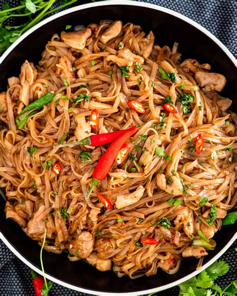Thai Drunken Noodles Craving Home Cooked