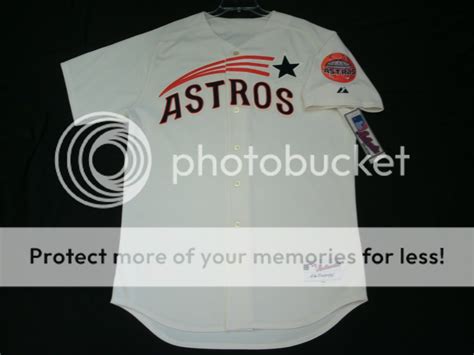 Authentic Houston Astros 1965 Shooting Star Throwback Tbc Jersey Very