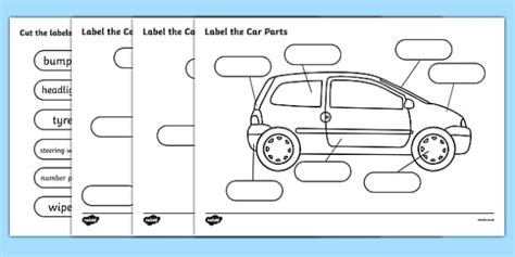 Below are some pictures of the dashboards instrument panel commonly found in car dashboards: FREE! - Label The Car Parts (teacher made)