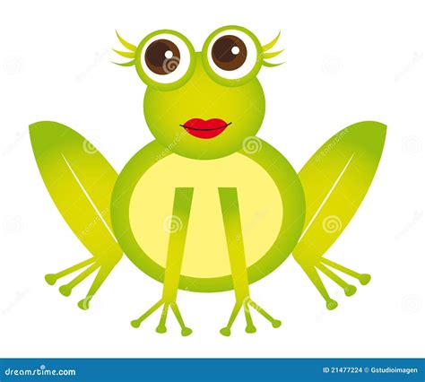 Girl Frog Stock Images Image 21477224