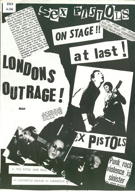 Fanzines The Purest Explosion Of British Punk Punk Poster Zine