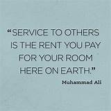 Service To Others Quotes Muhammad Ali