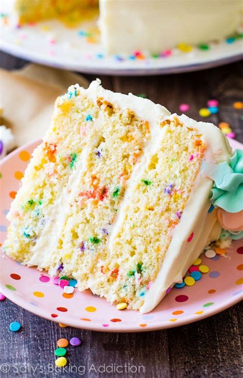Funfetti Layer Cake Recipe Sallys Baking Addiction Birthdays And