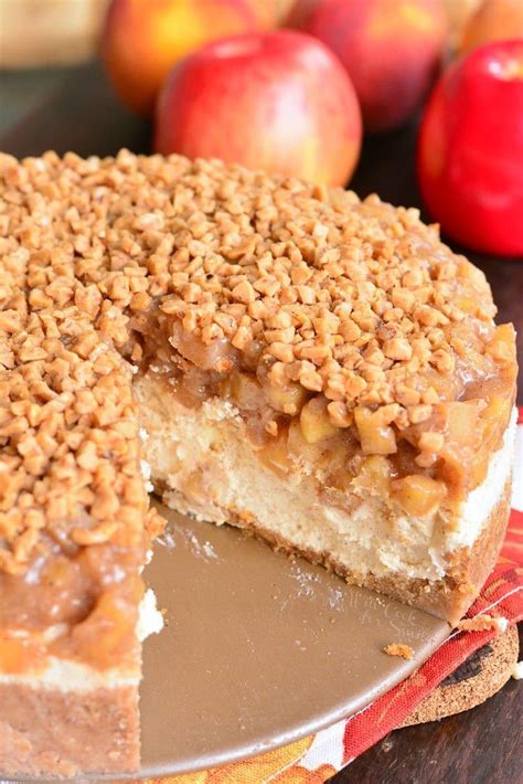Fill with the apple filling and top with latticework crust. Apple Pie Cheesecake. Beautiful marriage between apple pie ...