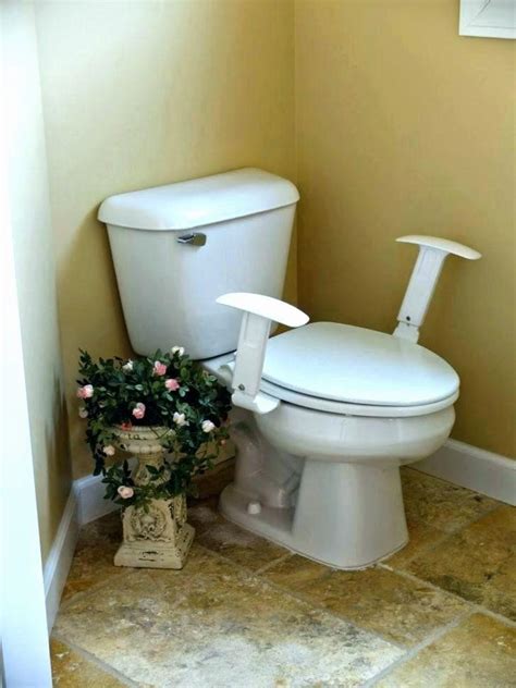 Toilet height is measured from the floor to the top of the seat. Bathroom Chair Home Depot New Handicap toilet Height ...