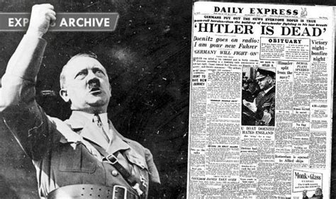 Adolf Hitlers Last Moments And How The Daily Express Reported His