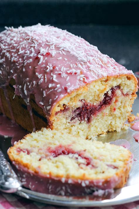 The Spotty Teapot Raspberry And Coconut Loaf Cake