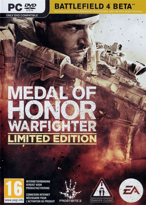 Medal Of Honor Warfighter Limited Edition 2012 Windows Box Cover