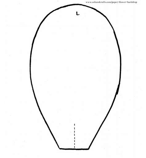 Moldes De Petalos Para Imprimir