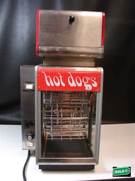 Vintage Star Model 174 Carousel Hot Dog Broiler Cooker And Hot Dog Bun Warmer