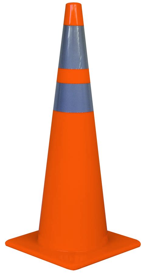 Construction Cones 18 Orange Cones With 2 Reflective Collars Safety