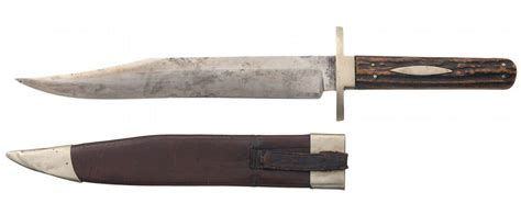 Sheffield Production Joseph Rodgers Bowie Knife With Sheath
