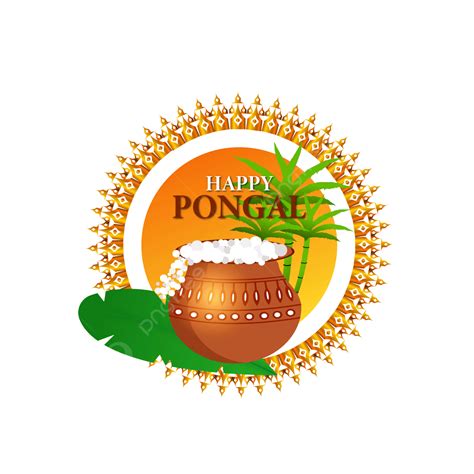 Pongal Festival Vector Png Images Festival Pongal Jar Illustration