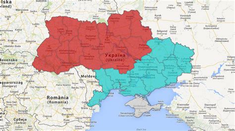 Cartes Ukraine Cinq Scénarios Sur La Partition Du Pays