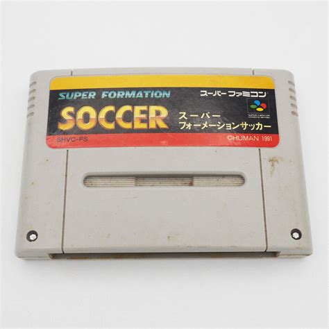 Super Formation Soccer Box Yes No Manual Super Nintendo Sfc Nintendo