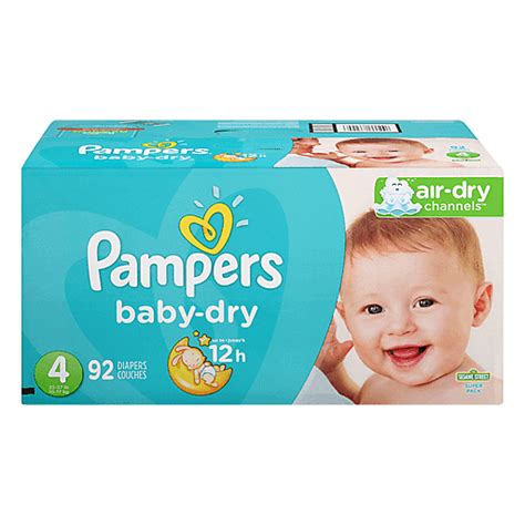 Pampers Baby Dry Diapers 92 Ea Diapers And Training Pants Superlo Foods