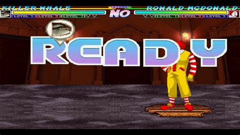 Mugen Random Battles Killer Whale Vs Ronald Mcdonald Youtube