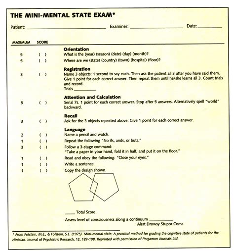 32 Mini Mental Status Exam Worksheet Worksheet Resource Plans