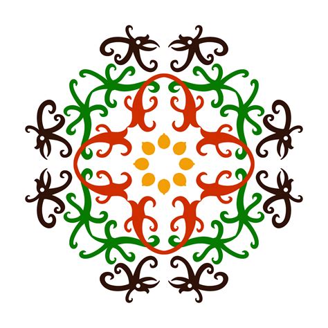 Free Typical Ornament Of The Dayak Tribe Kaliamantan 16774397 Png With