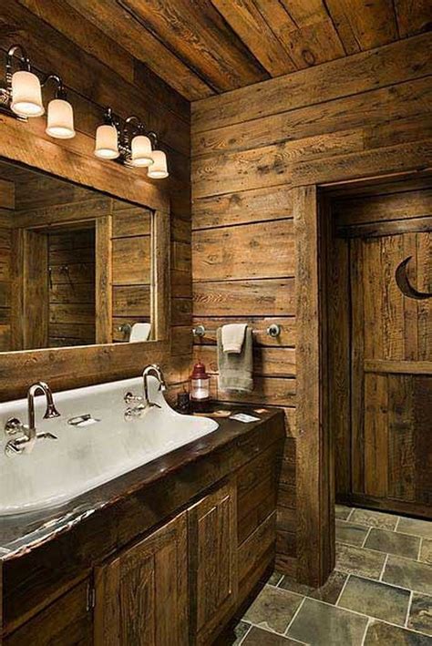 35 Stunning Rustic Modern Bathroom Ideas Rustic