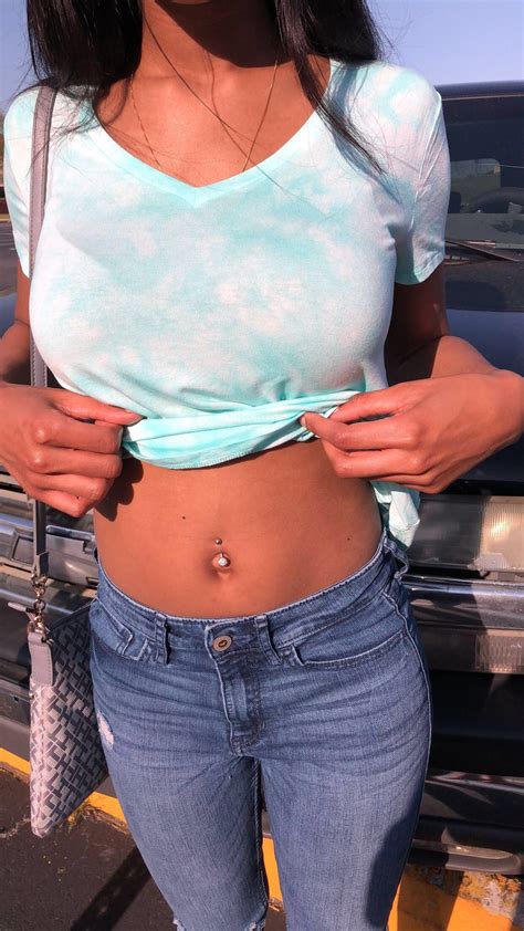 Really Cute Belly Piercing Belly Piercing Fashion Crop Tops