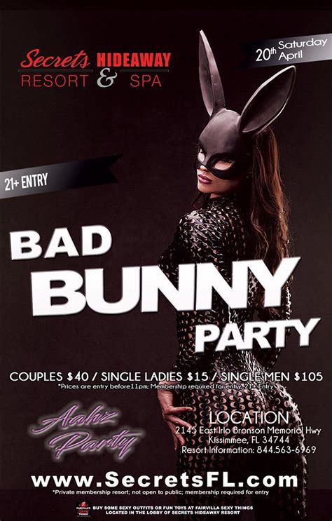 Events Aahz Bad Bunny Orlando Florida Lifestyle And Swinger Parties