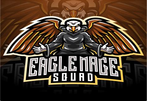 Eagle Magic Esport Mascot Logo Graphic By Visinkart · Creative Fabrica