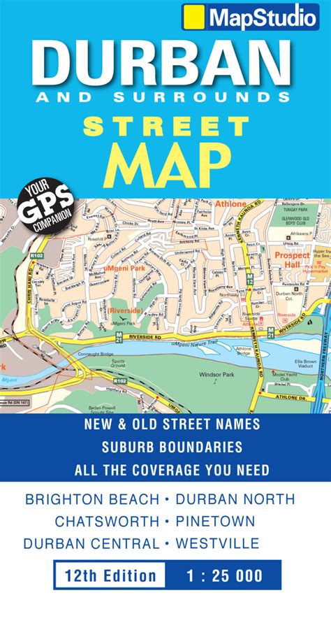 Durban Surrounds Street Map Previous Edition Mapstudio