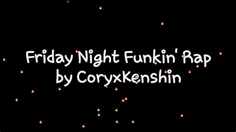 Coryxkenshin Friday Night Funkin Rap Youtube Music