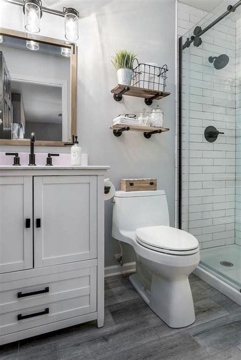 Timeless Closed Bathroom Makeover From This Source Guest Bathroom