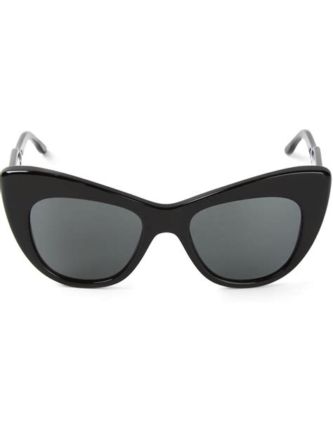 Stella Mccartney Cat Eye Sunglasses In Black Lyst