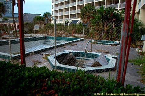 Abandoned Treasure Island Hotel Resort In Daytona Beach Fl Abandoned