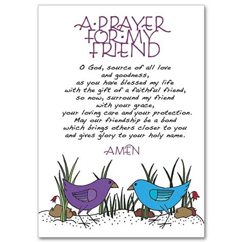A Prayer For My Friend Praying For You Card Friendship