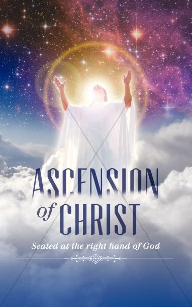 Ascension Of Christ Church Bulletin Design Clover Media