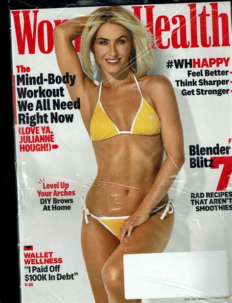 Women S Health Magazine June Julianne Hough Cover Mind Body