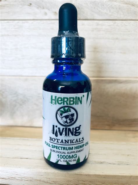 Herbin Living Full Spectrum Cbd Hemp Oil 1000mg30ml