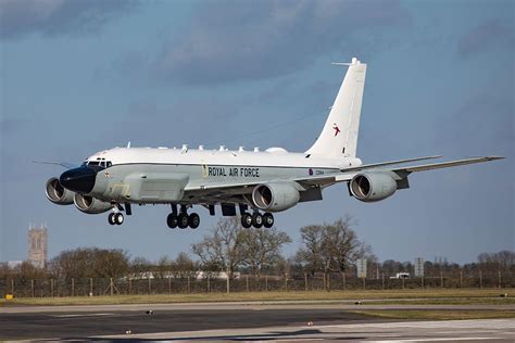 Royal Air Force Rc 135w Intelligence Gathering Aircraft Joins Large
