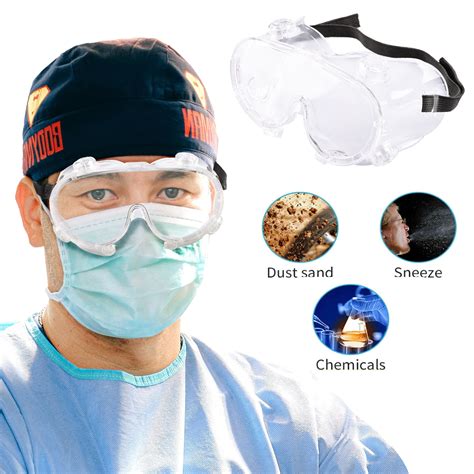 Diy And Tools 8 Pieces Windproof Sand Dust Proof Labor Protection Safety Glasses Eye Protection