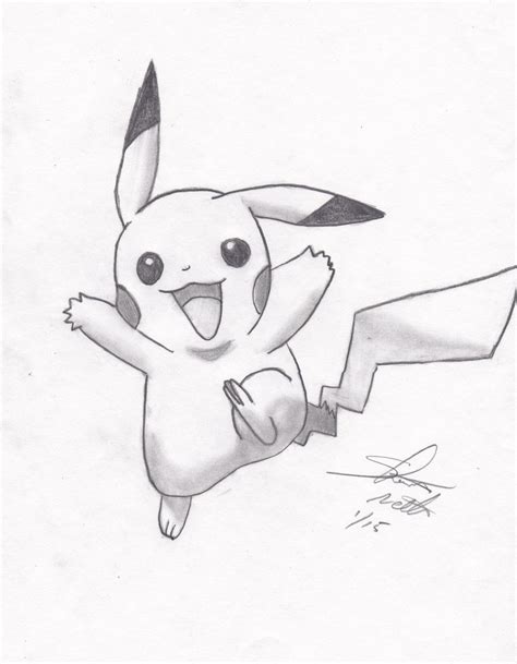 Pikachu Sketch Drawing At Explore Collection Of