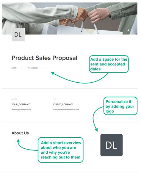 Sales Proposal Template To Win Dream Clients Bonsai