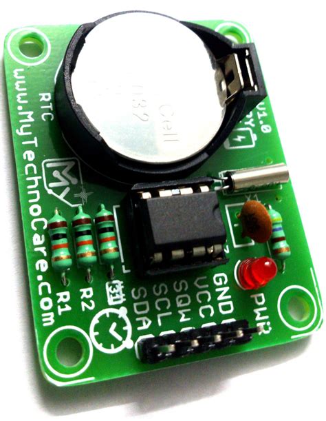 Ds1307 Rtc Module Real Time Clock Circuit For Microcontroller My