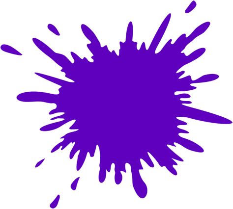 Purple Splash Clip Art At Vector Clip Art Online Royalty
