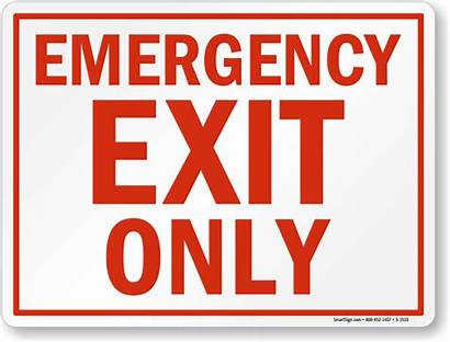 Exit Sign Emergency Signs Fire 1535 Door
