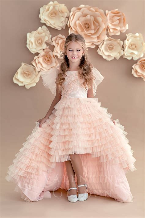 Girl Dress Birthday Dress For Girl Kids Dress Tulle Dress Etsy
