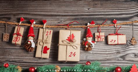 Advent calendar gift ideas for adults and for ki… needing some christmas advent calendar gift ideas? 25 Ideas for Things to Put in Advent Calendars - Unique Gifter