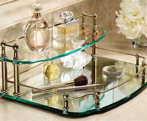 Belmont Two Tier Vanity Tray Frontgate Vanity Tray Glass Vanity Mirror Vanity Tray