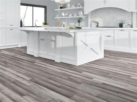 Urban Gray Hand Scraped Solid Stranded Bamboo Floor And Decor