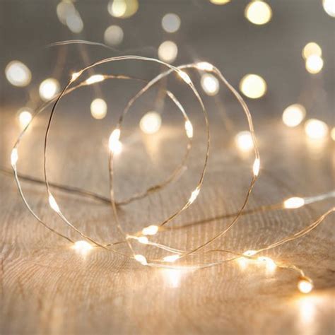 Cool White Fairy Lights Led With Batteries Etsy