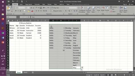 Introduction To Microsoft Excel Part 1 Youtube Riset
