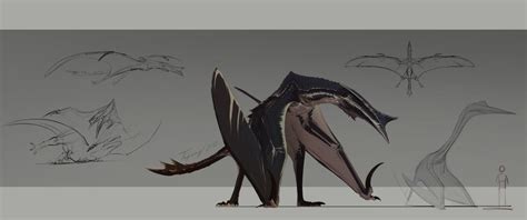 Hyperendocrin Quetzalcoatlus V3 By Tapwing Creature Concept Art